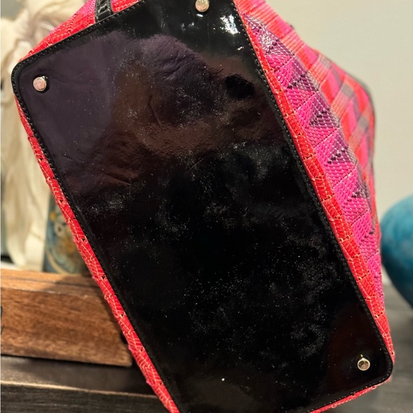 Kate Spade New York Multi-Colored Chevron Handbag - Picture 8 of 14